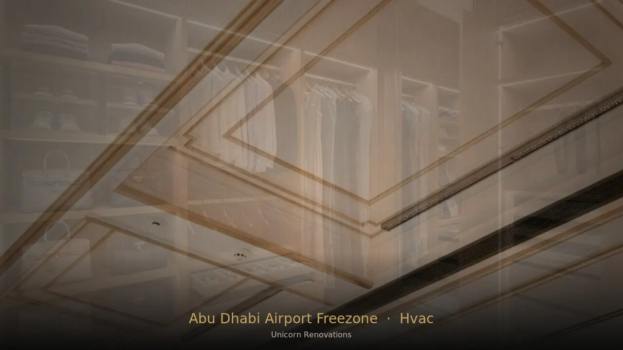 HVAC Installation in Abu Dhabi Airport Free Zone