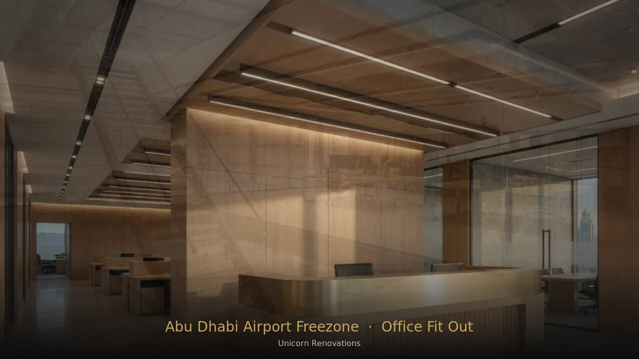 Office Fit-Out in Abu Dhabi Airport Free Zone