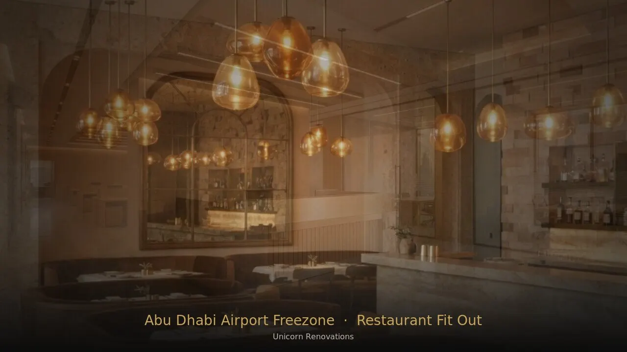Restaurant Fit-Out in Abu Dhabi Airport Free Zone