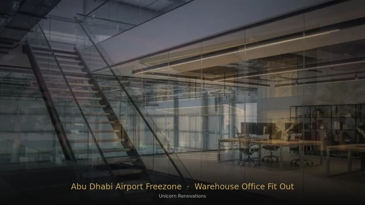 Warehouse Office Fit-Out in Abu Dhabi Airport Free Zone