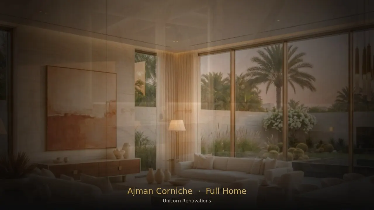 Full Home Renovation in Ajman Corniche