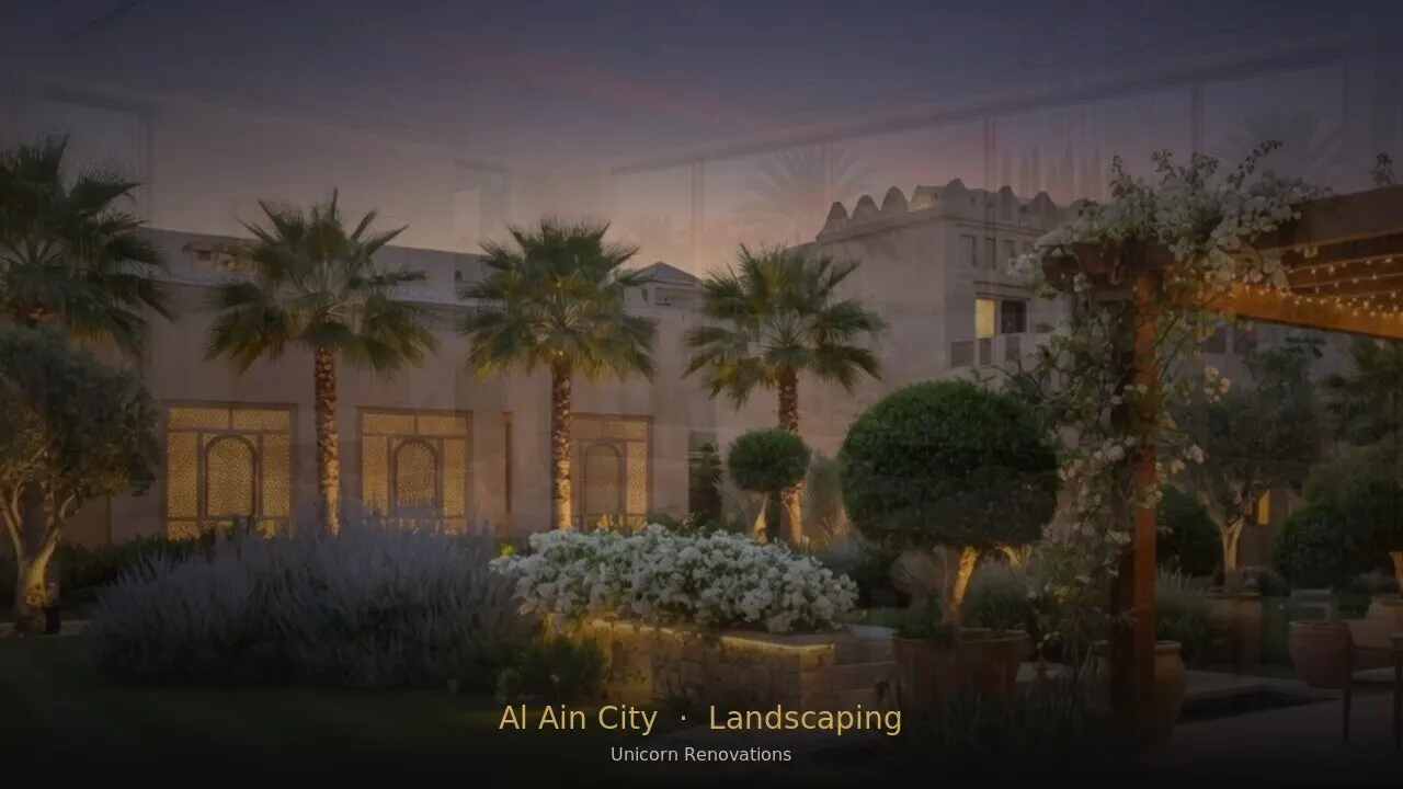 Landscaping in Al Ain City