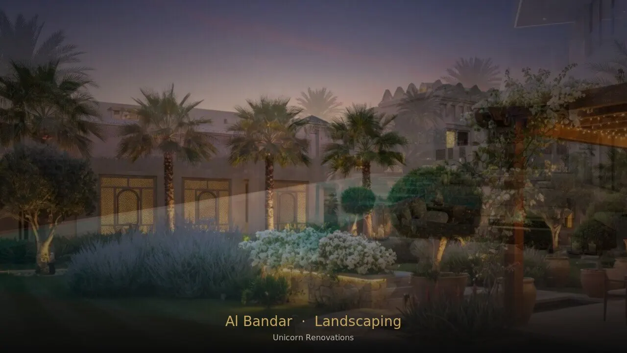 Landscaping in Al Bandar