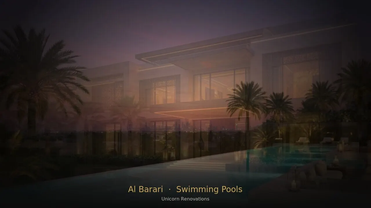 Swimming Pool Construction & Renovation in Al Barari