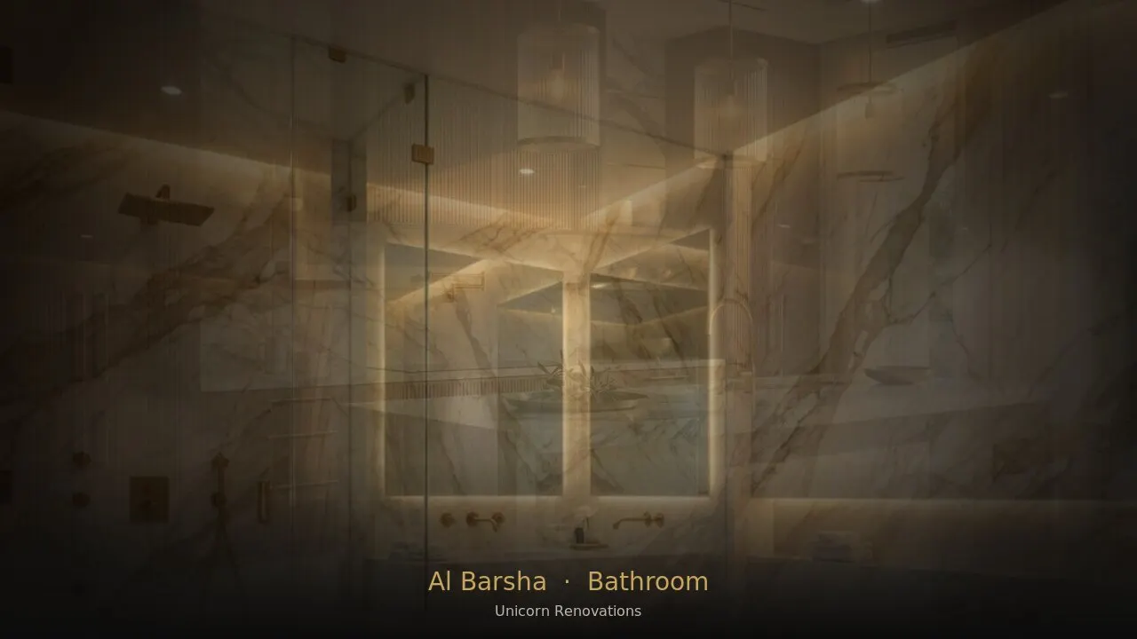 Bathroom Renovation in Al Barsha — Unicorn Renovations