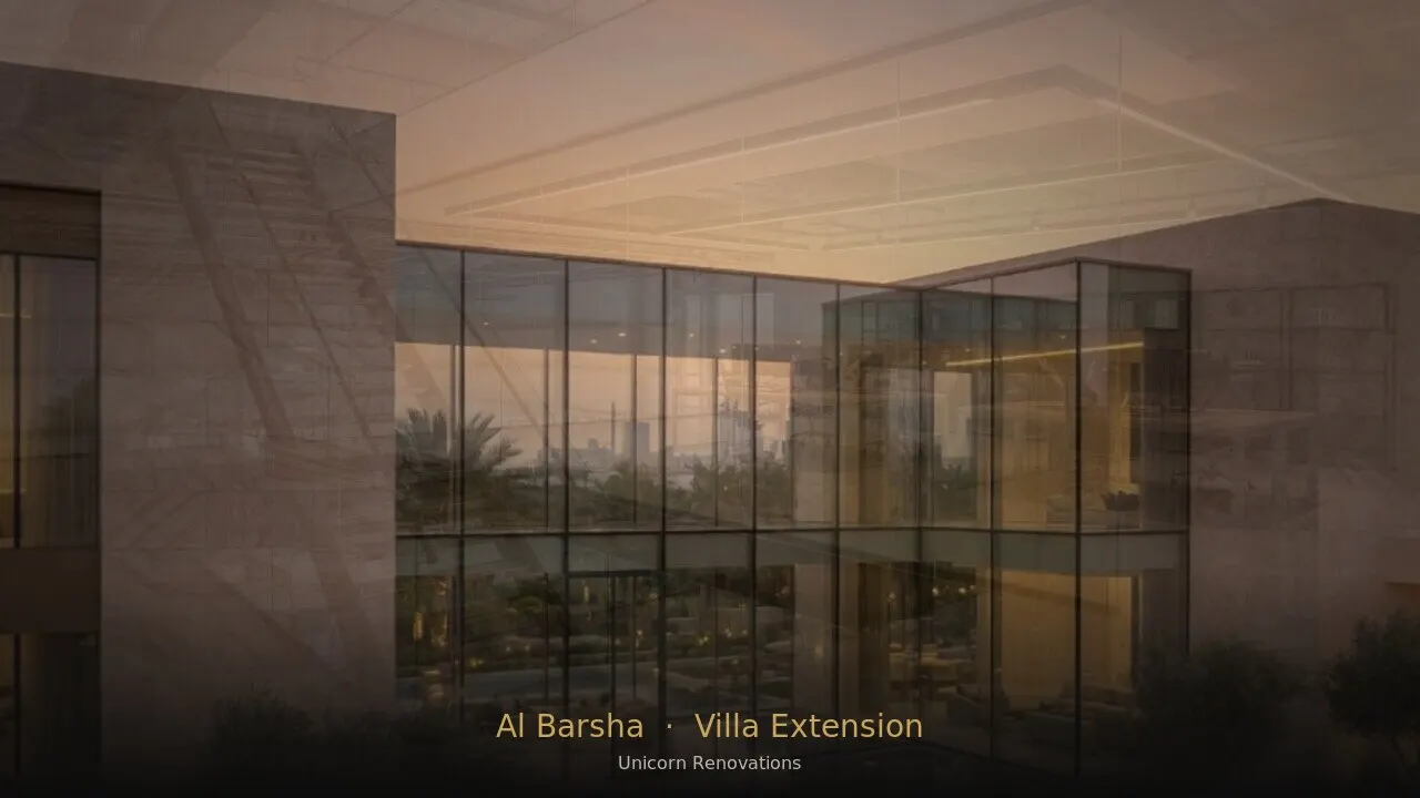 Villa Extension in Al Barsha — Unicorn Renovations