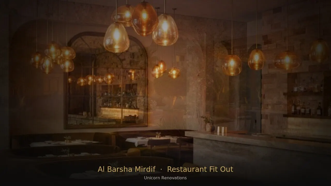 Restaurant Fit-Out in Al Barsha South / Mirdif corridor