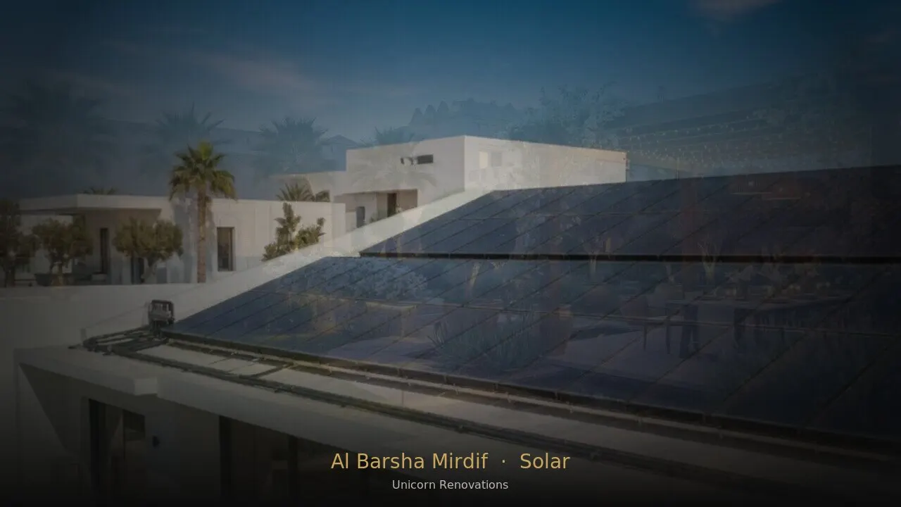 Solar Solutions in Al Barsha South / Mirdif corridor