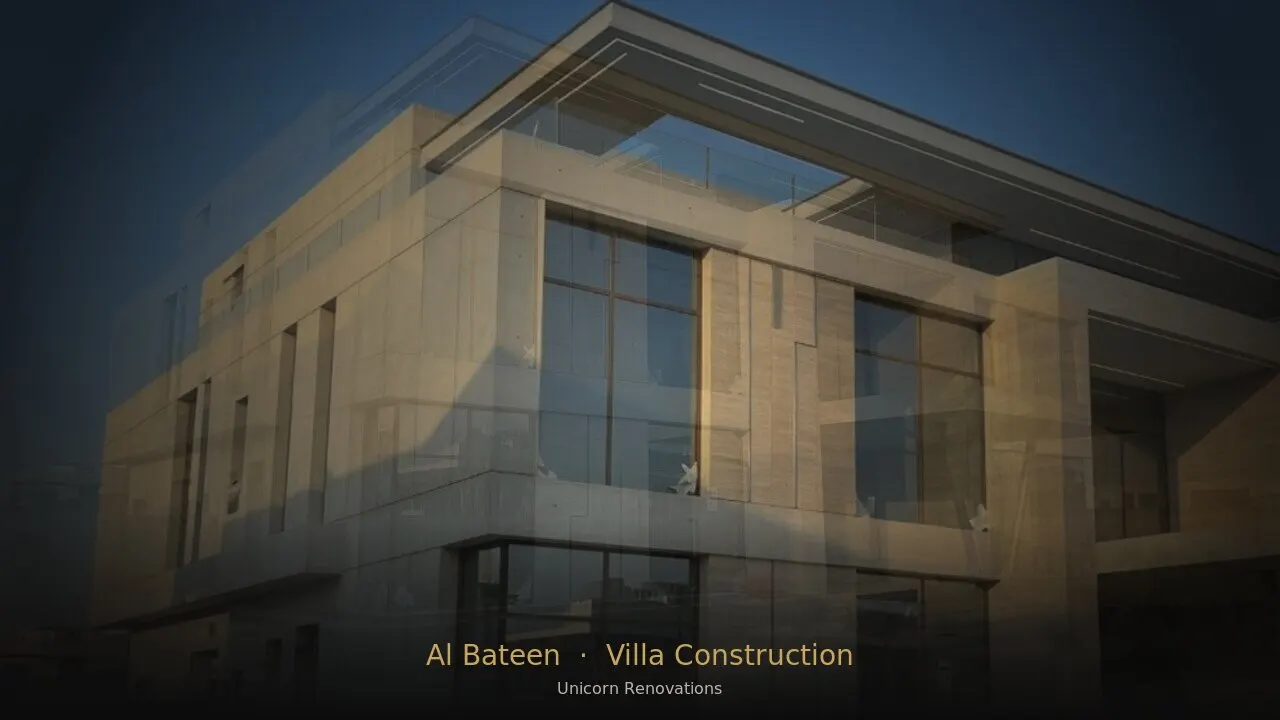Villa Construction in Al Bateen