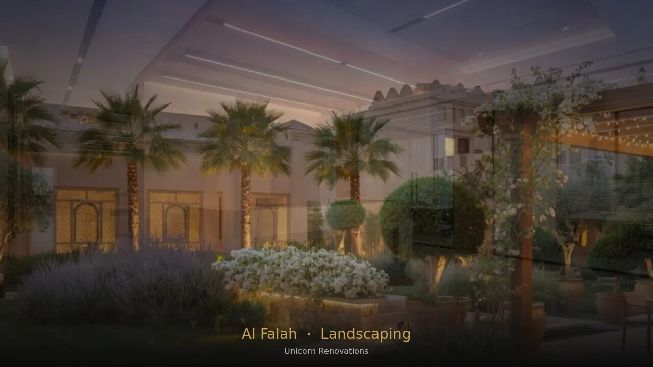 Landscaping in Al Falah