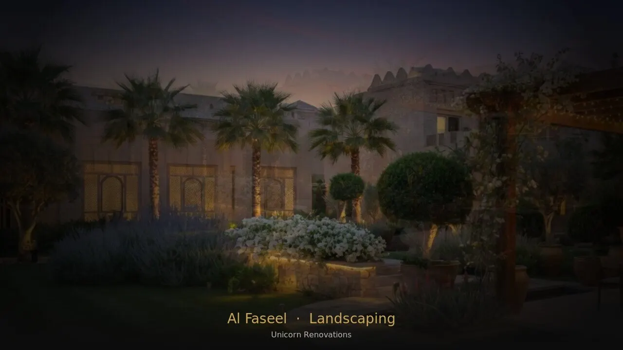 Landscaping in Al Faseel