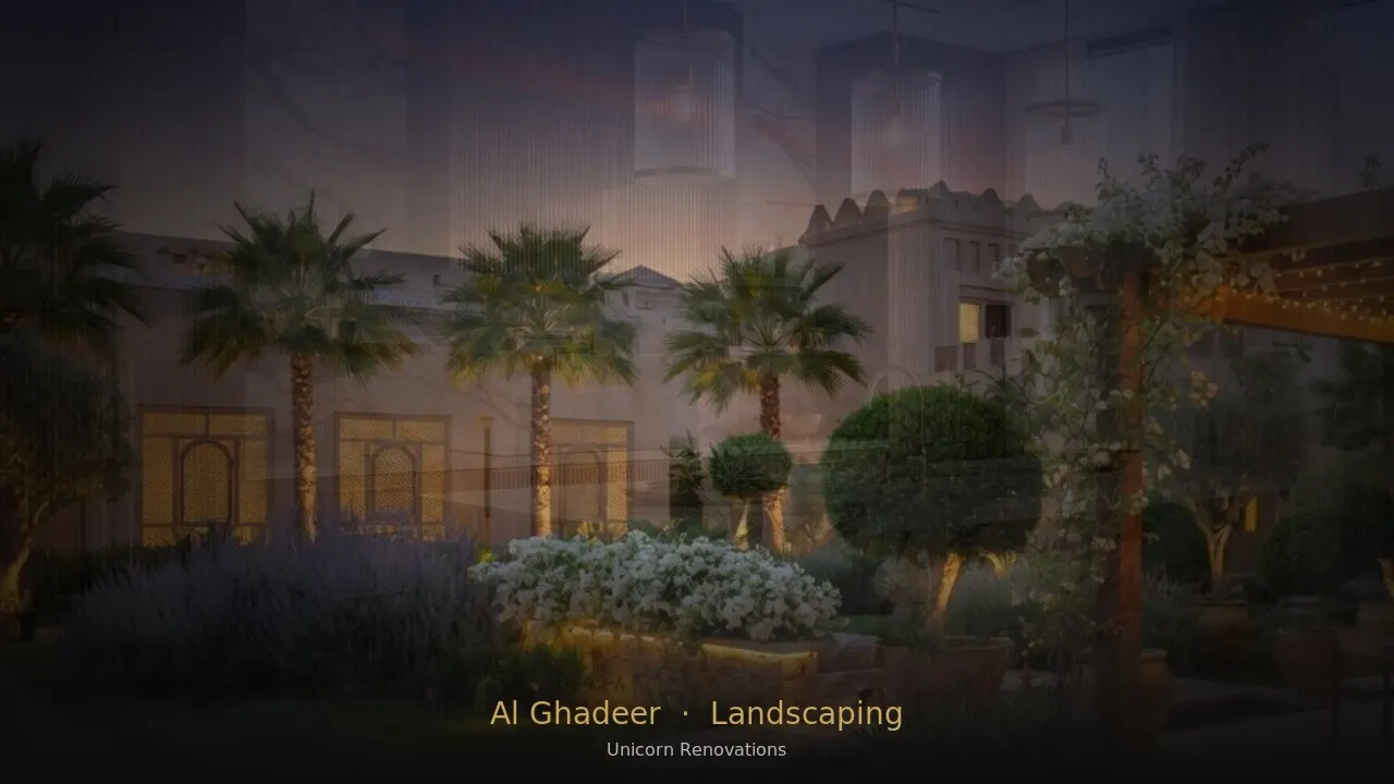 Landscaping in Al Ghadeer