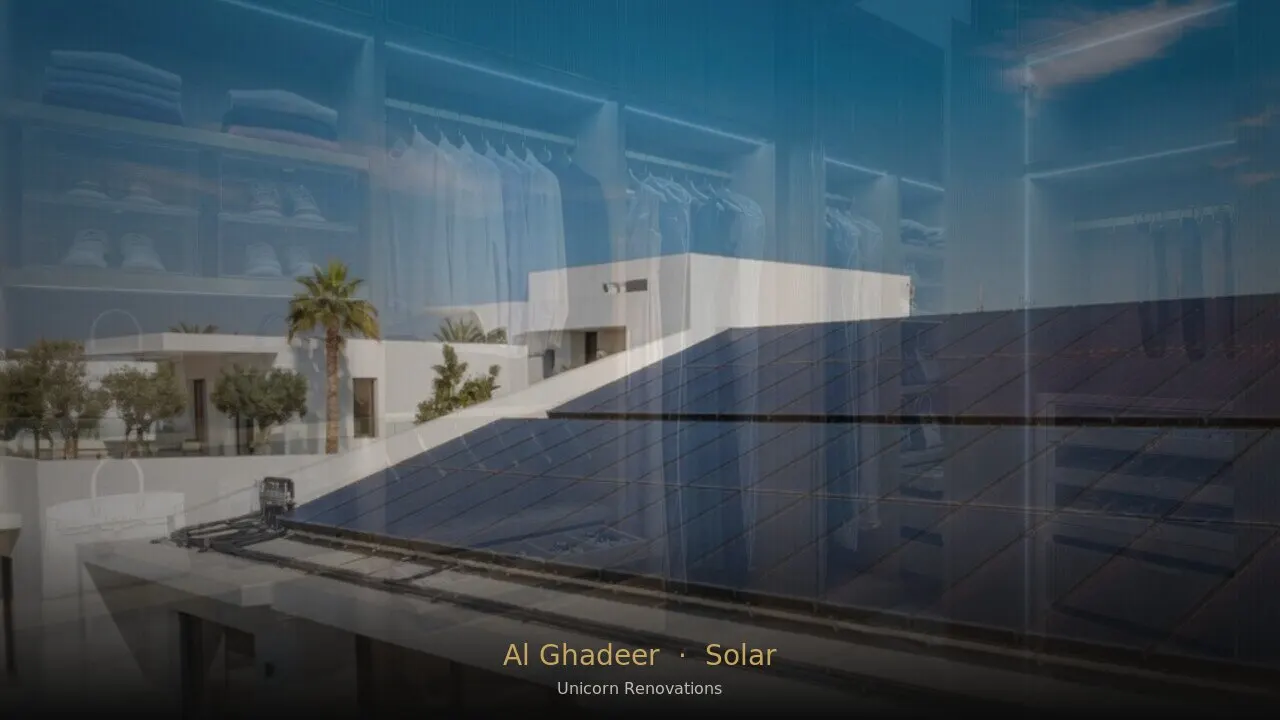 Solar Solutions in Al Ghadeer — Unicorn Renovations