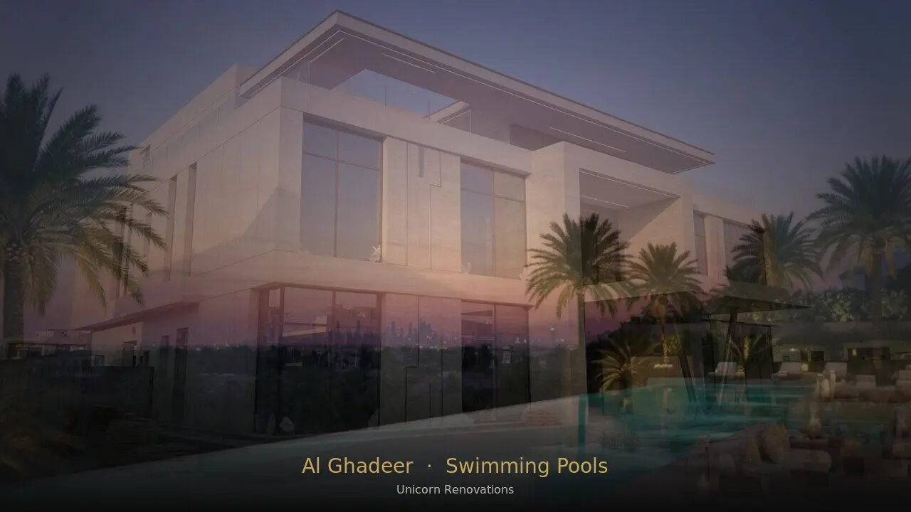 Swimming Pool Construction & Renovation in Al Ghadeer