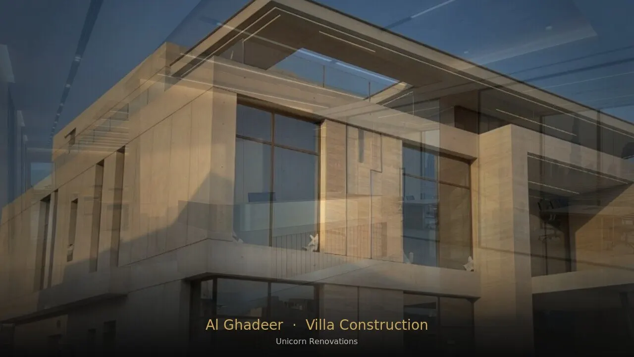 Villa Construction in Al Ghadeer