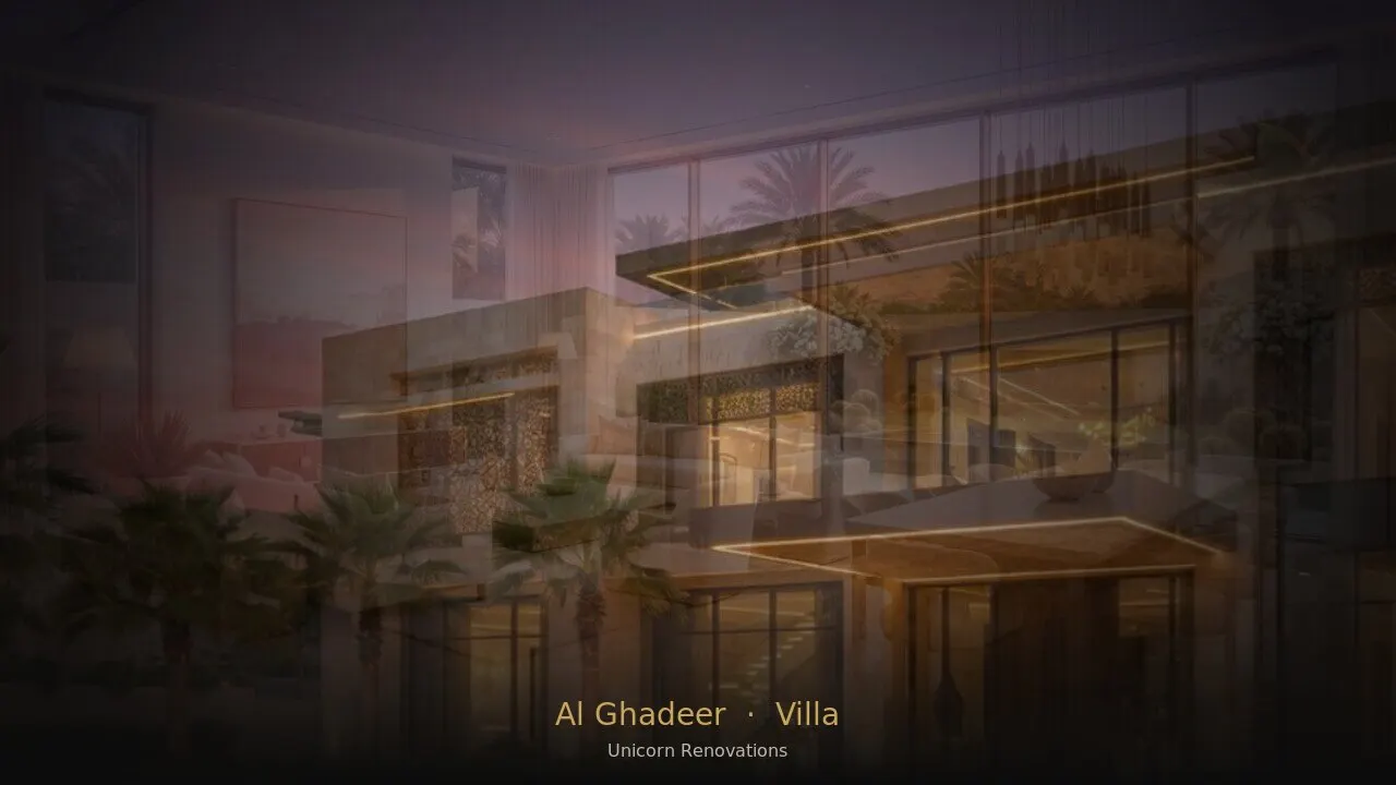 Villa Renovation in Al Ghadeer