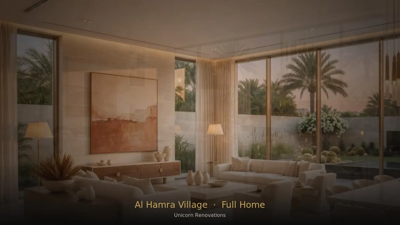 Full Home Renovation in Al Hamra Village