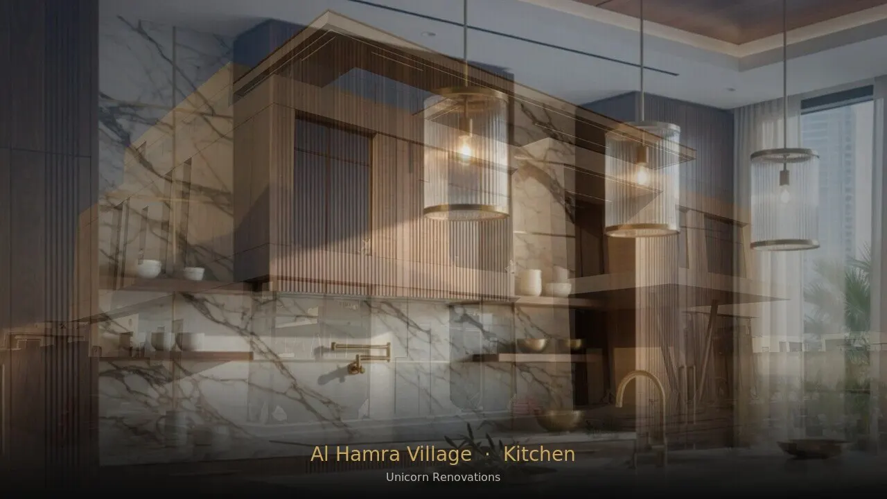 Kitchen Renovation in Al Hamra Village