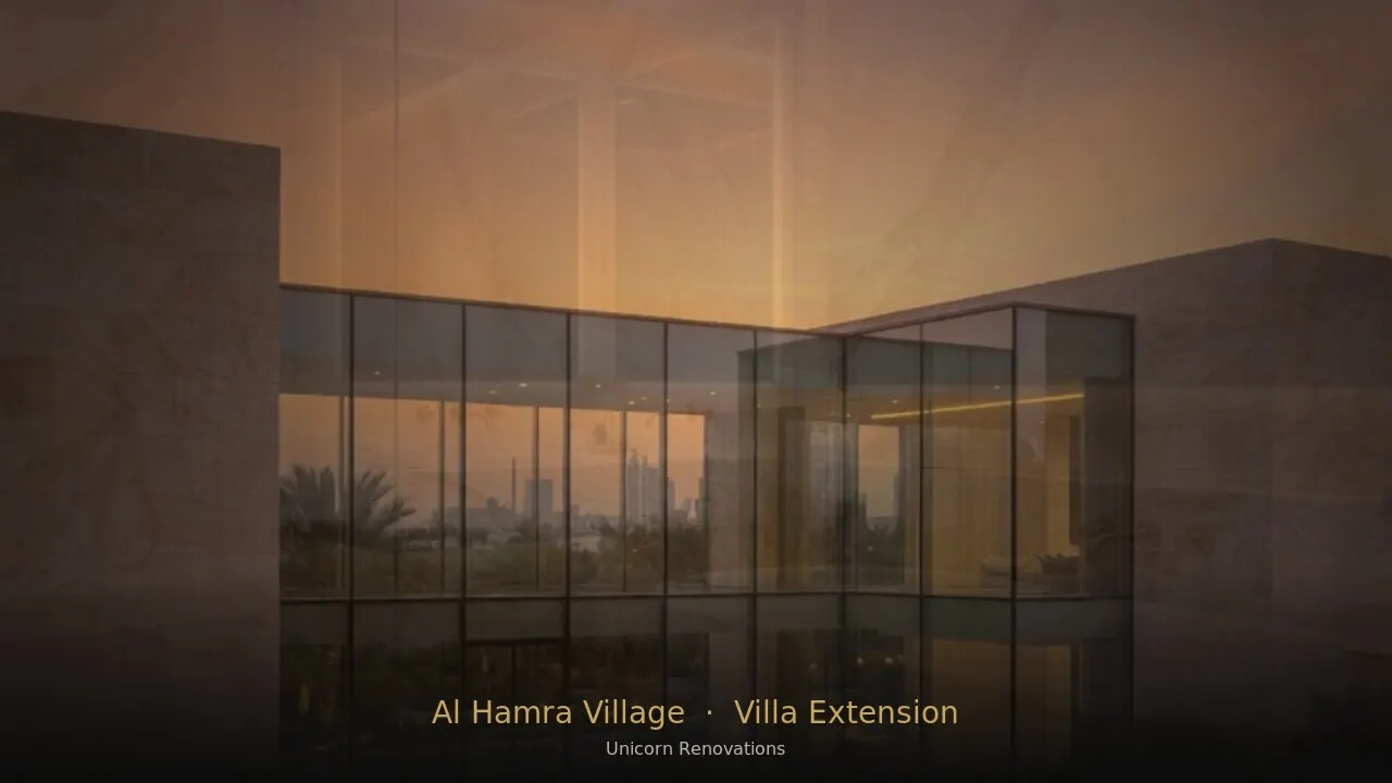 Villa Extension in Al Hamra Village