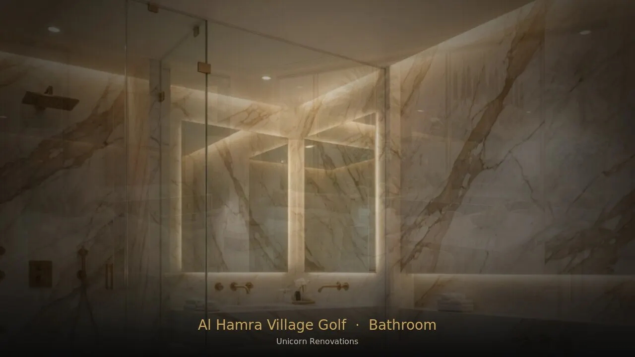 Bathroom Renovation in Al Hamra Golf Community