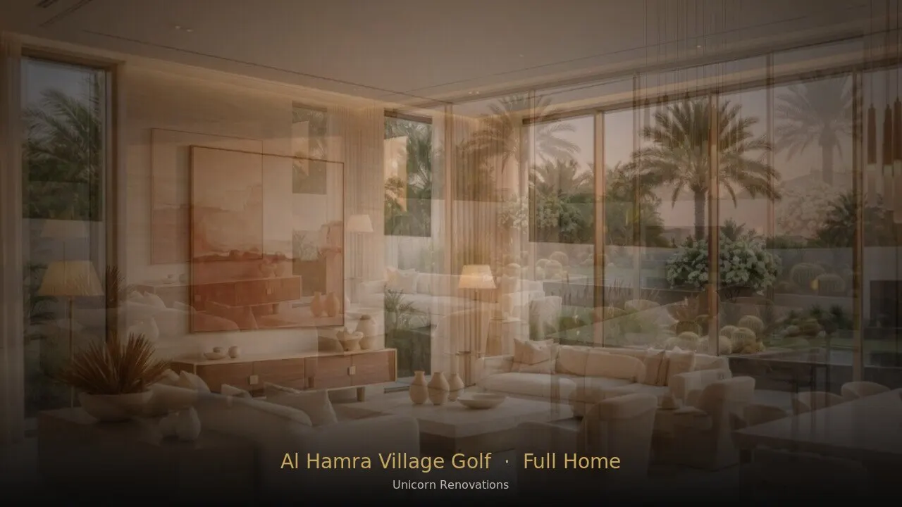 Full Home Renovation in Al Hamra Golf Community