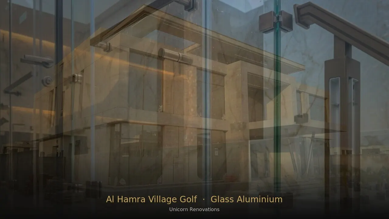 Glass & Aluminium Works in Al Hamra Golf Community