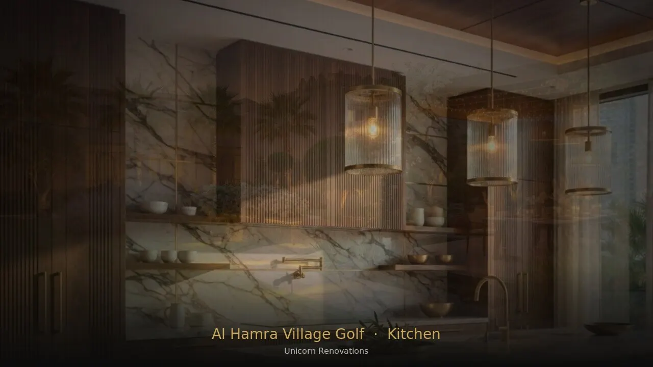 Kitchen Renovation in Al Hamra Golf Community