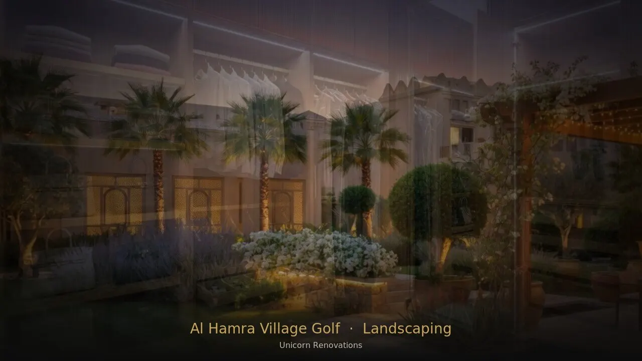 Landscaping in Al Hamra Golf Community