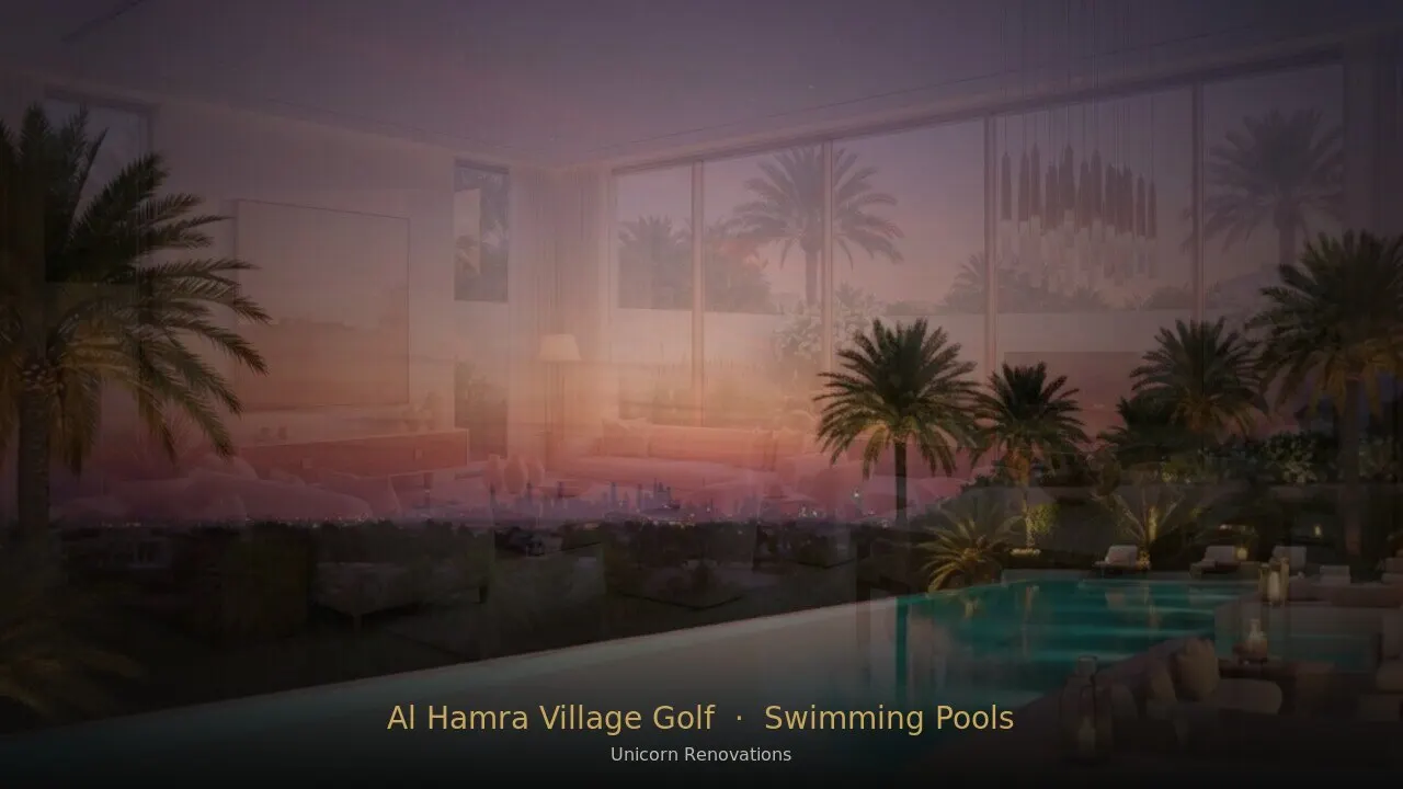 Swimming Pool Construction & Renovation in Al Hamra Golf Community