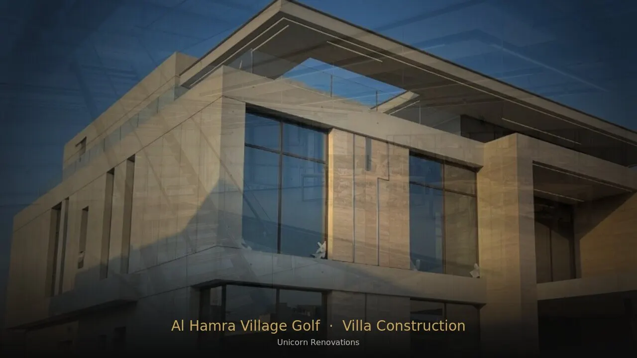 Villa Construction in Al Hamra Golf Community