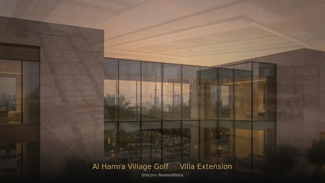 Villa Extension in Al Hamra Golf Community