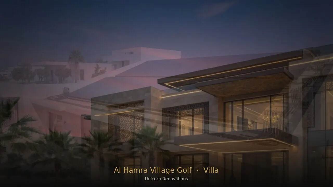 Villa Renovation in Al Hamra Golf Community