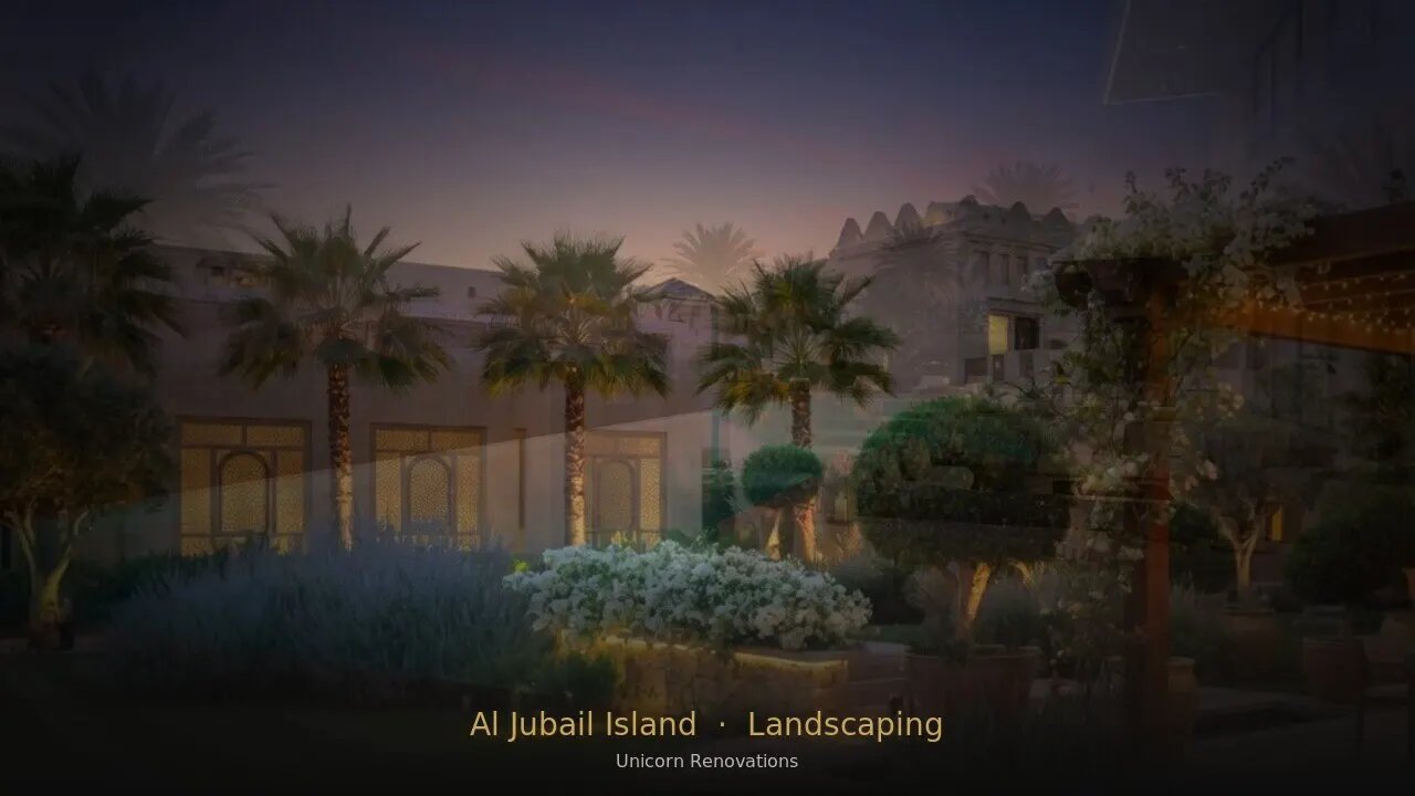 Landscaping in Al Jubail Island