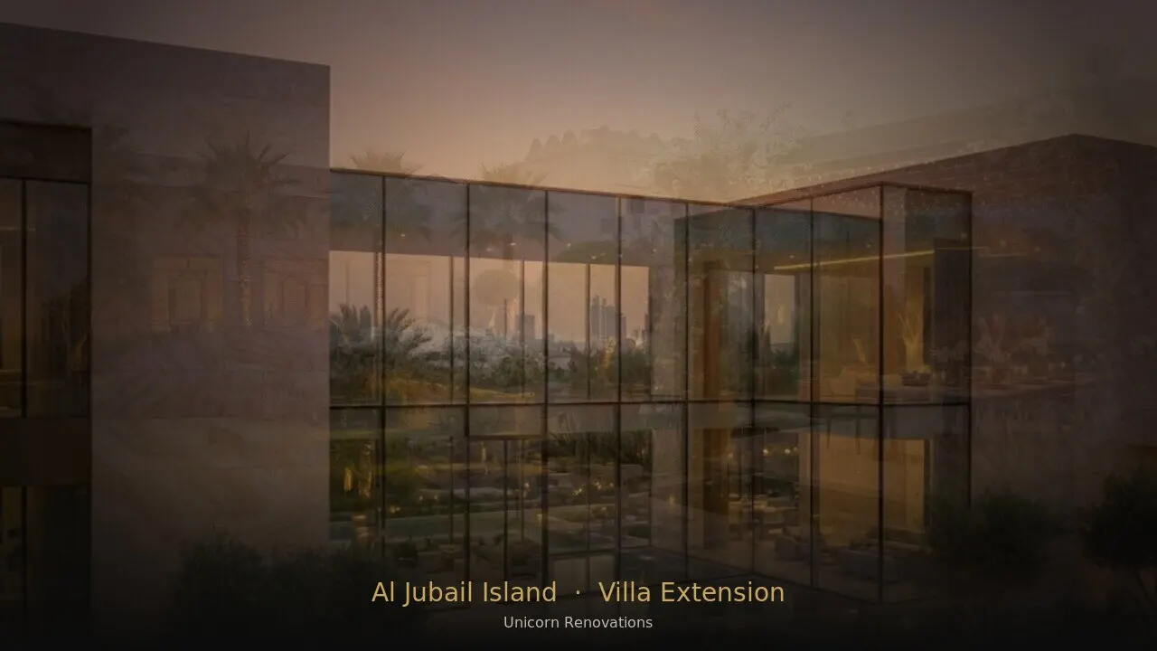 Villa Extension in Al Jubail Island