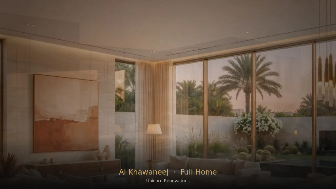 Full Home Renovation in Al Khawaneej