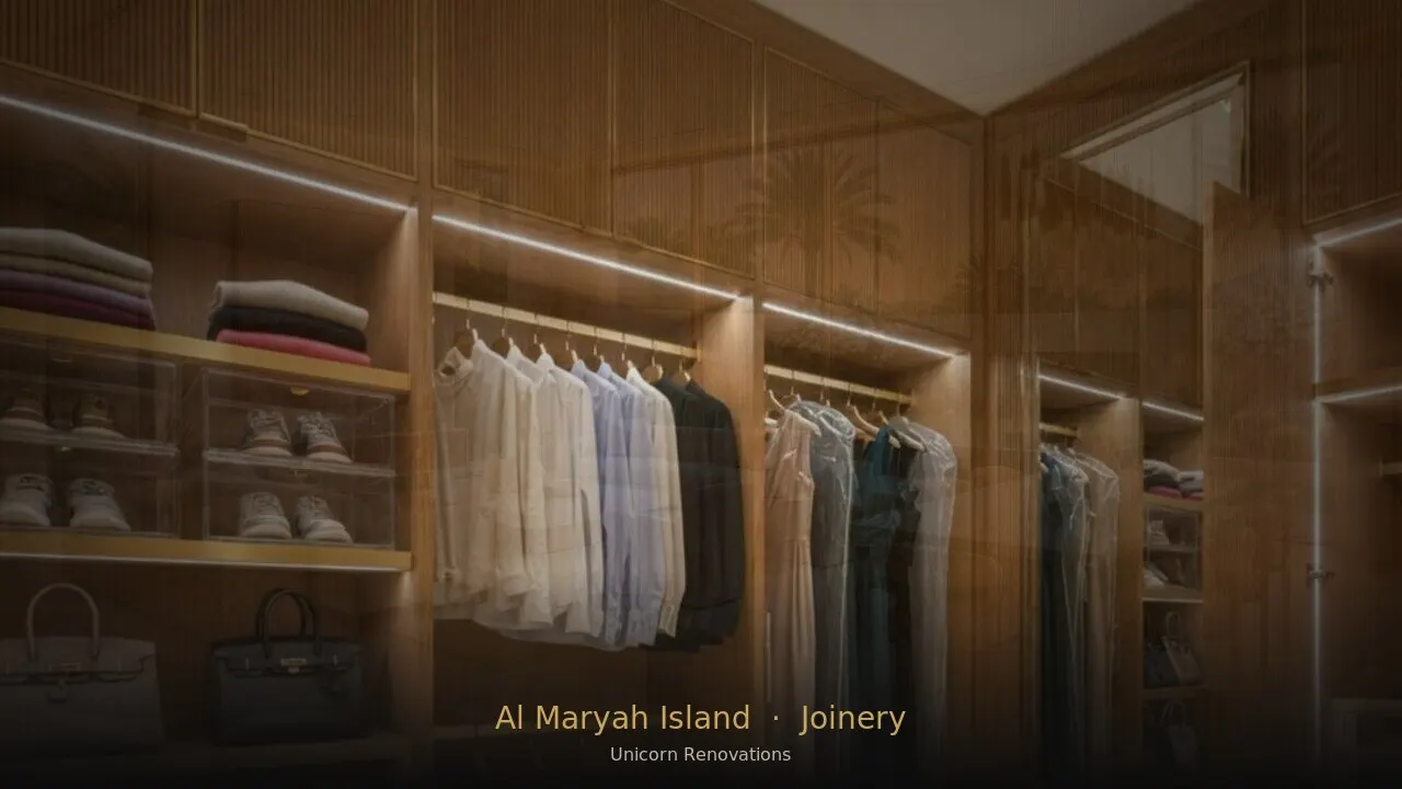 Joinery & Cabinetry in Al Maryah Island