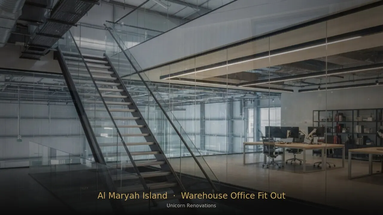 Warehouse Office Fit-Out in Al Maryah Island