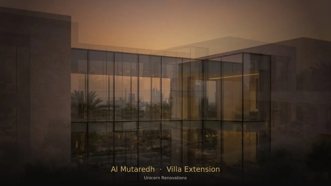 Villa Extension in Al Mutaredh — Unicorn Renovations