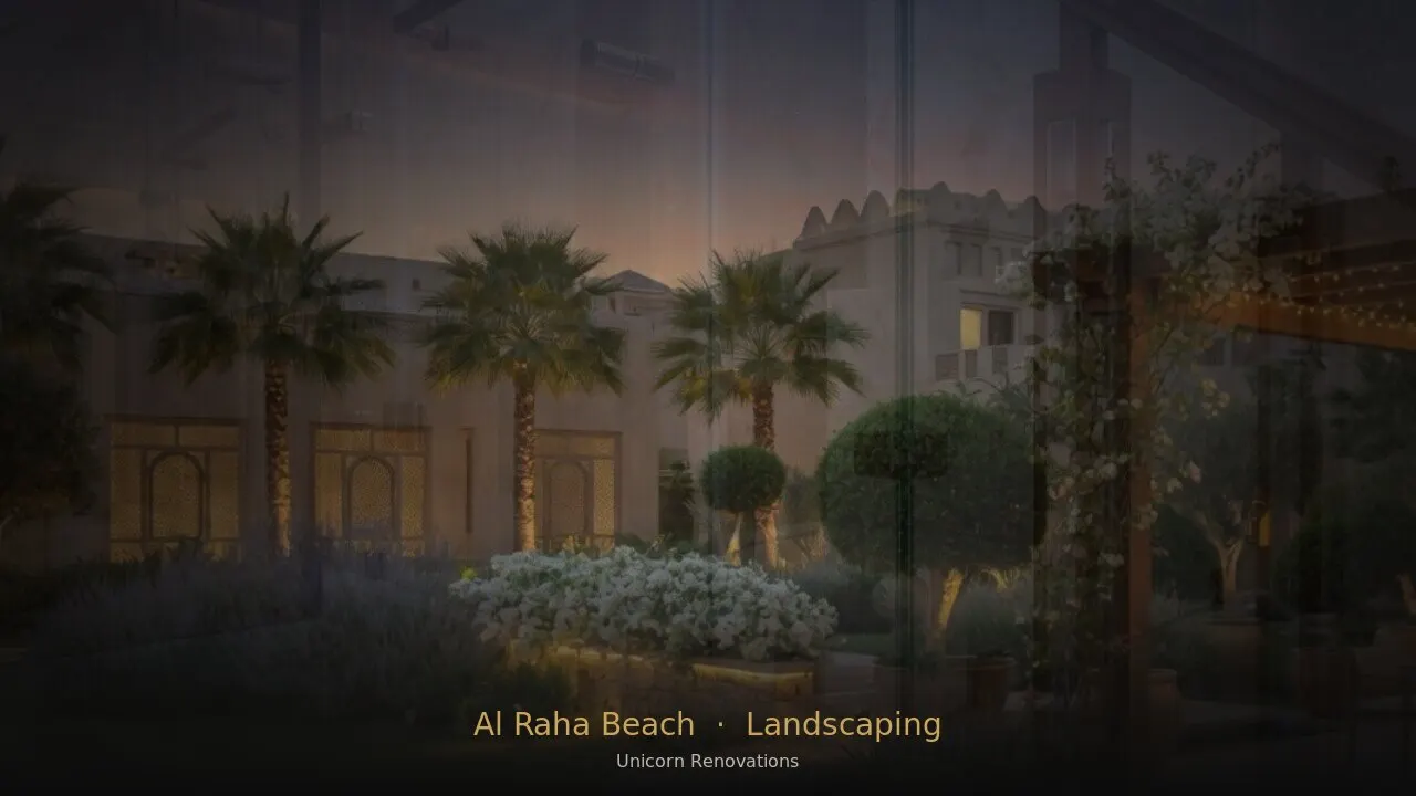 Landscaping in Al Raha Beach