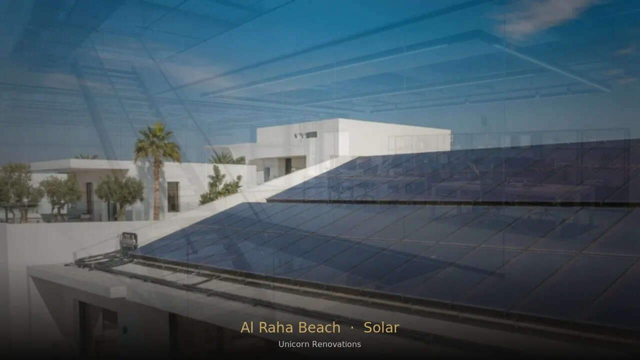 Solar Solutions in Al Raha Beach