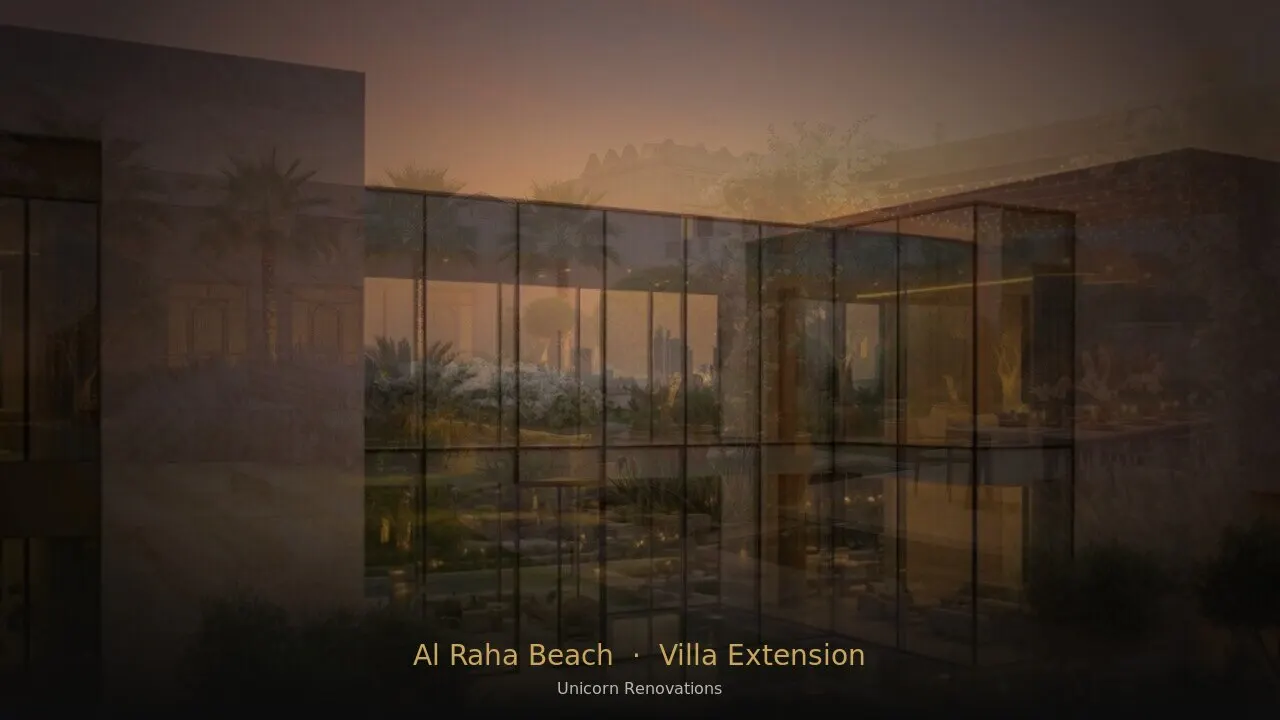 Villa Extension in Al Raha Beach