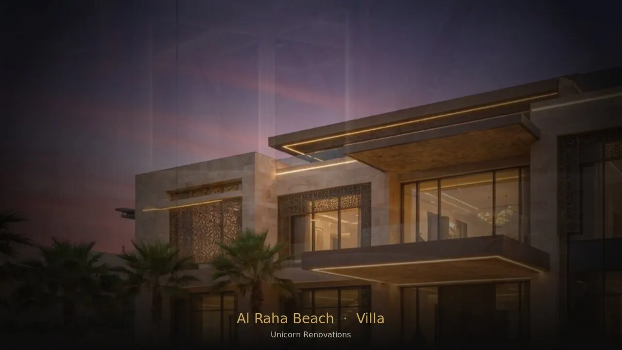 Villa Renovation in Al Raha Beach