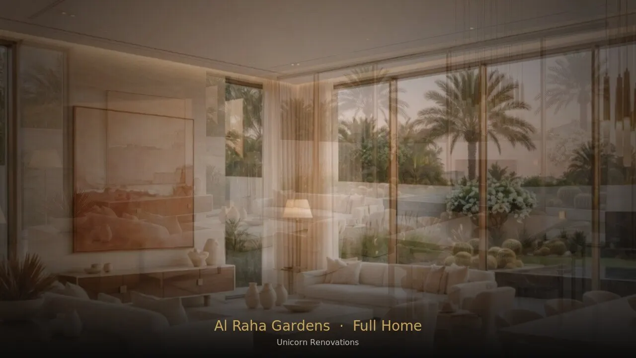 Full Home Renovation in Al Raha Gardens