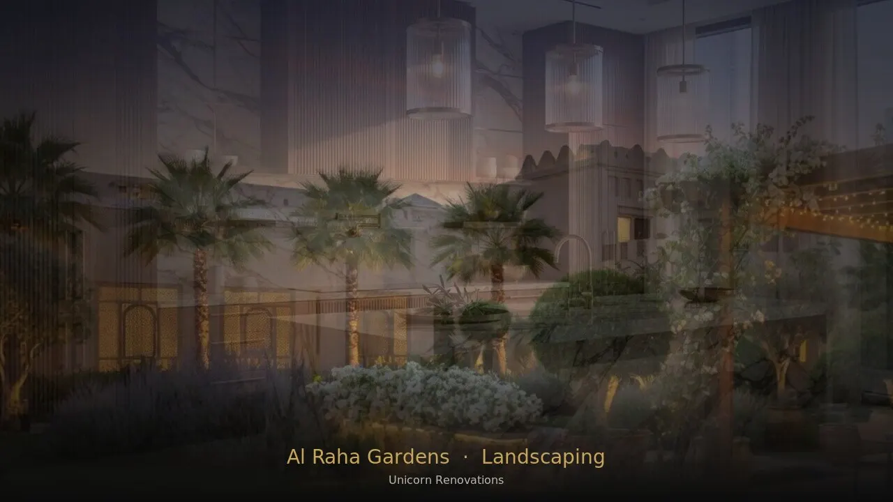 Landscaping in Al Raha Gardens