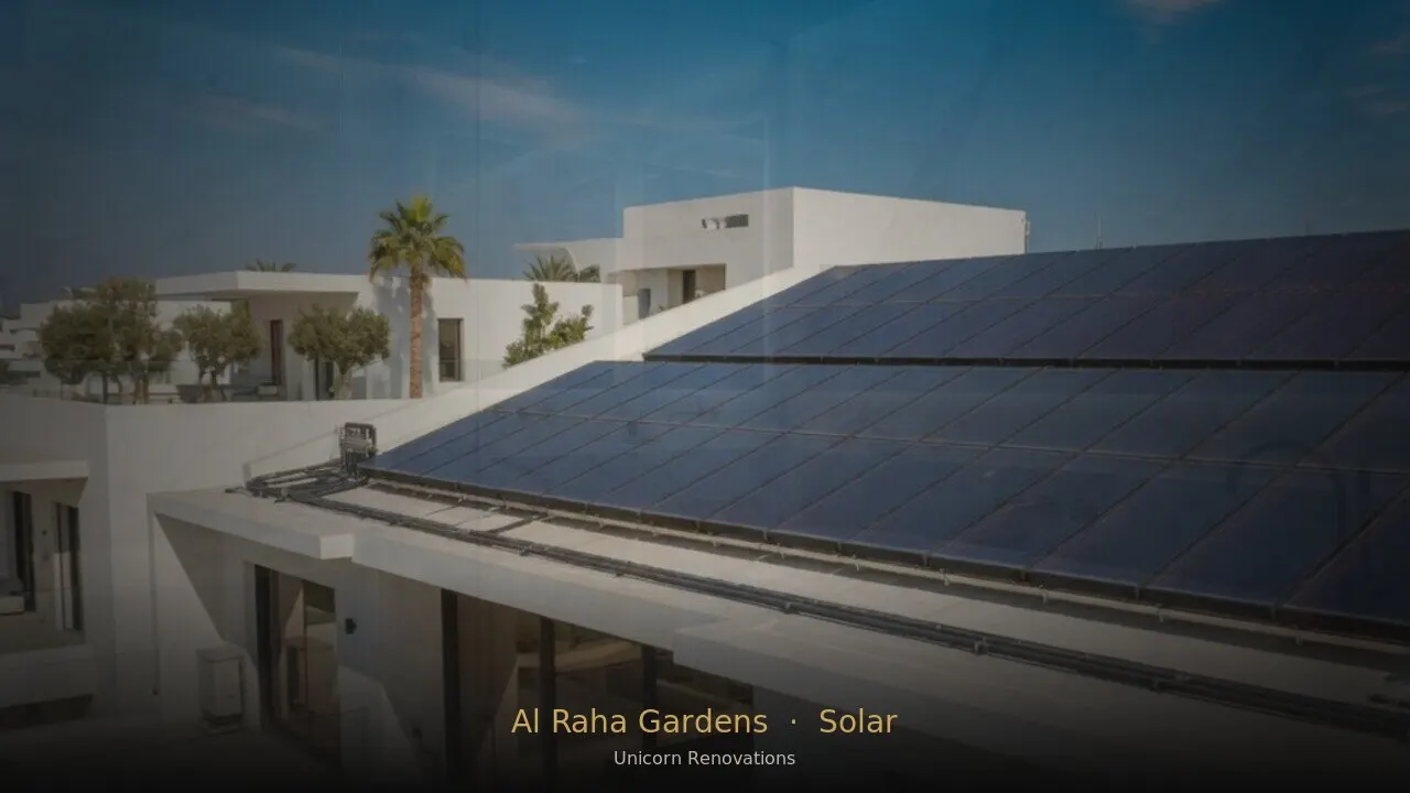 Solar Solutions in Al Raha Gardens