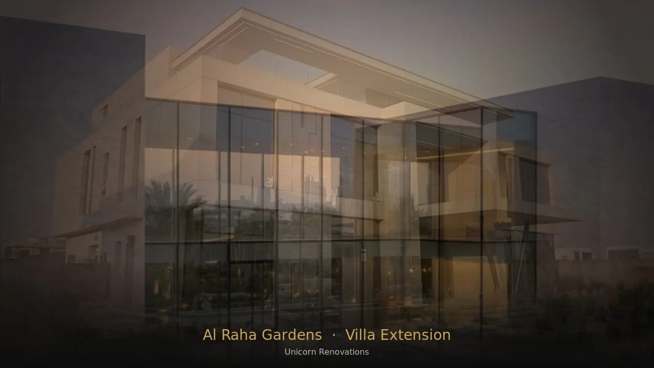 Villa Extension in Al Raha Gardens