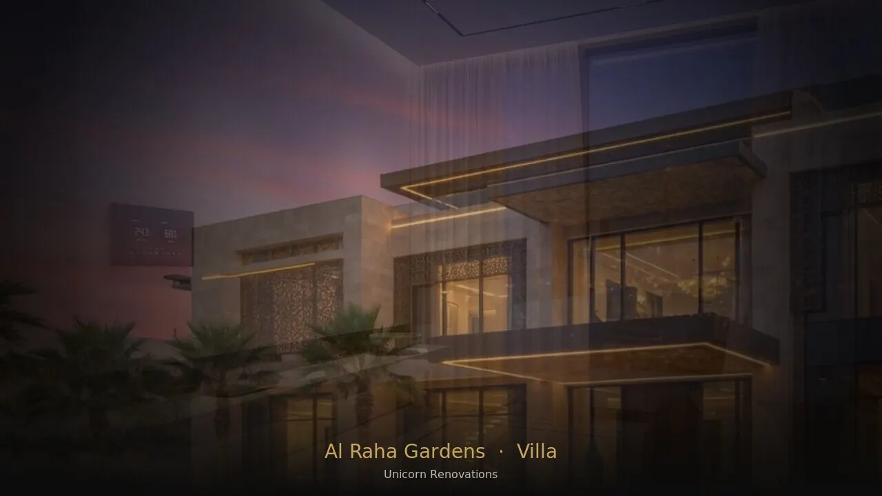 Villa Renovation in Al Raha Gardens