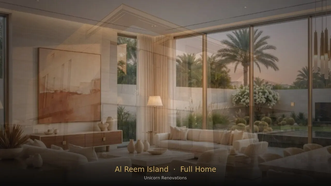 Full Home Renovation in Al Reem Island