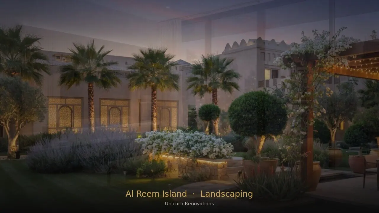 Landscaping in Al Reem Island