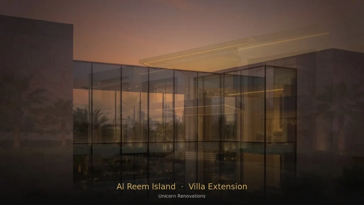 Villa Extension in Al Reem Island